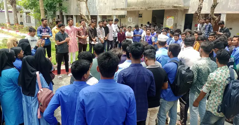 পলিটেকনিক শিক্ষার্থীদের বিক্ষোভ